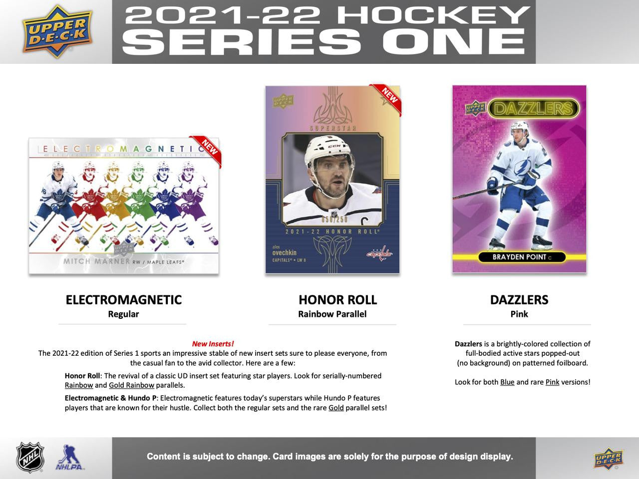 2021-22 Upper Deck Series 1 Hockey Hobby Box