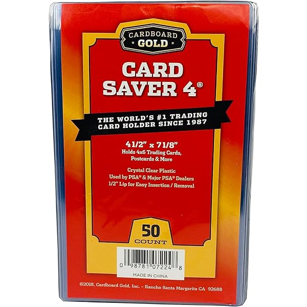 CBG Card Saver 4 (4-1/2”x7-1/8”), Single