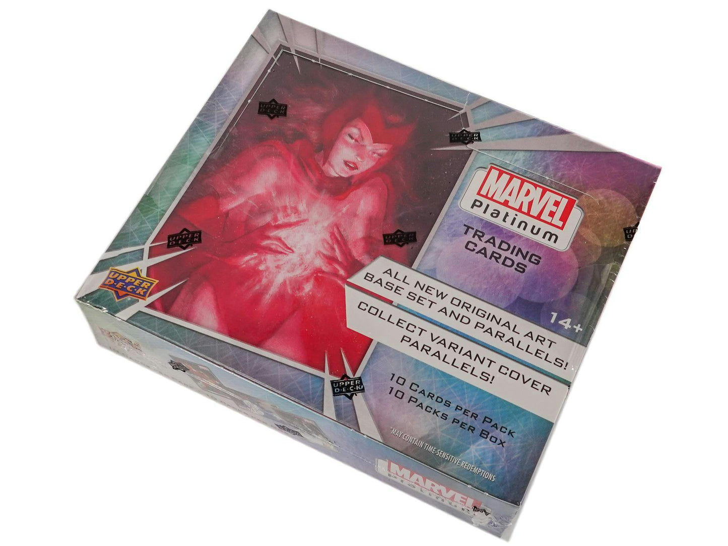 Tarjetas coleccionables Marvel Platinum de Upper Deck 2024, caja de pasatiempos