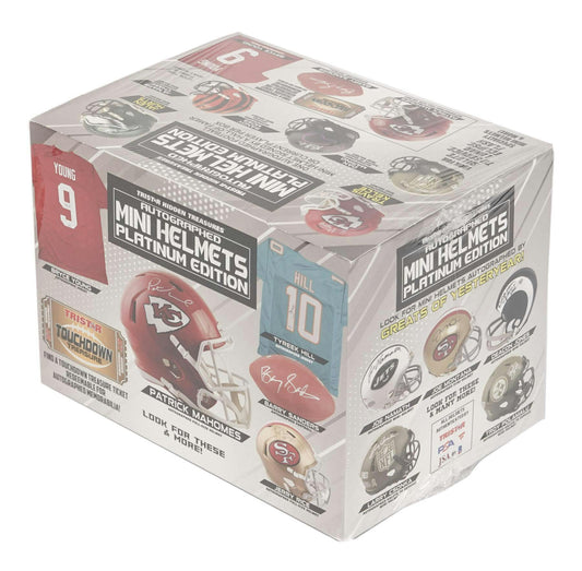 2023 Mini cascos de fútbol autografiados TriStar Hidden Treasures Platinum, Hobby Box