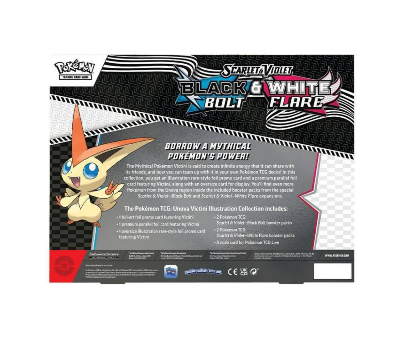 Pokémon TCG: Unova Victini Illustration Collection Box