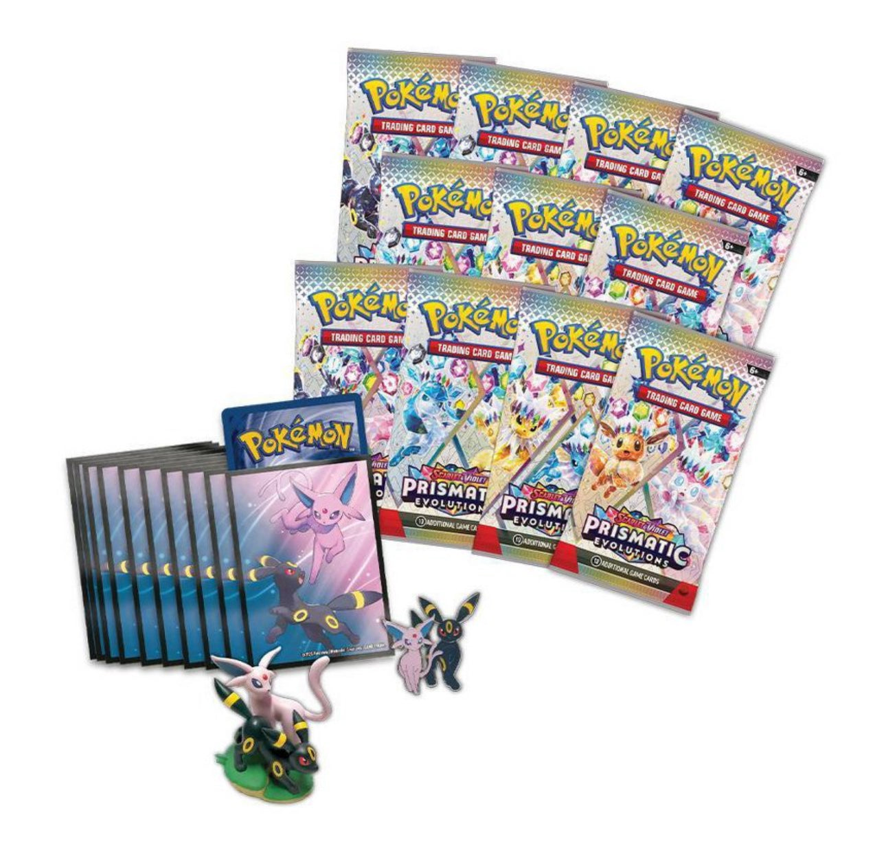 Pokémon TCG: Scarlet & Violet—Prismatic Evolutions Premium Figure Collection (Presell 12/5)