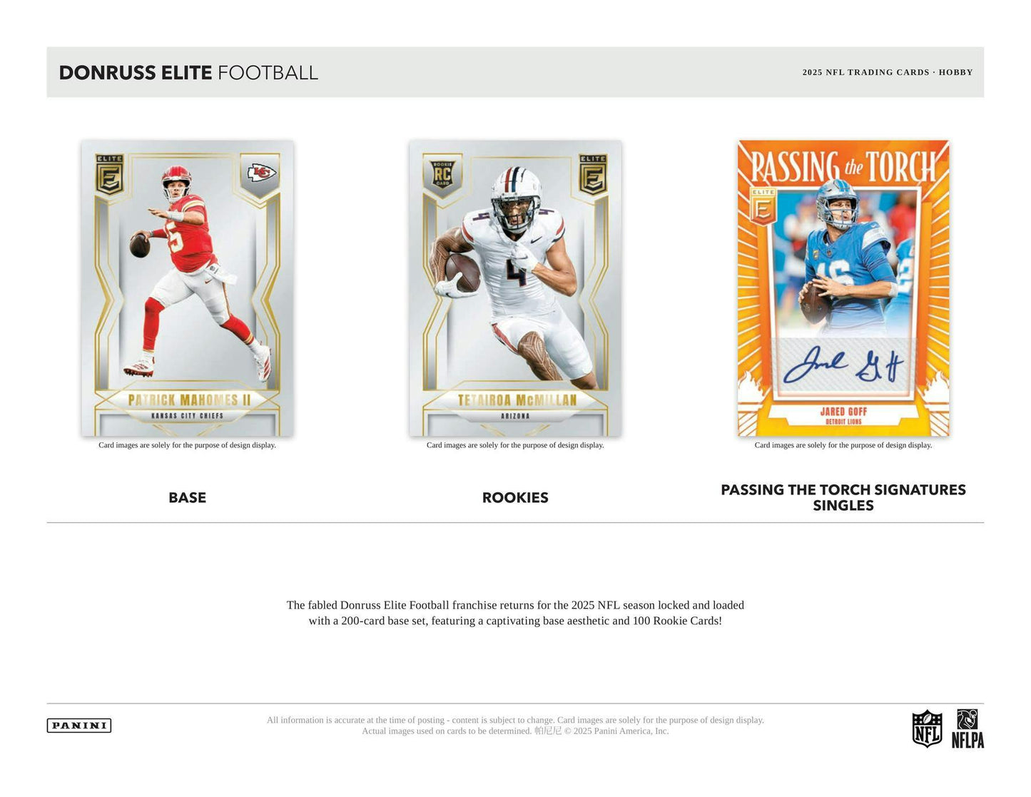 2025 Panini Donruss Elite Football Hobby Box (7/25)