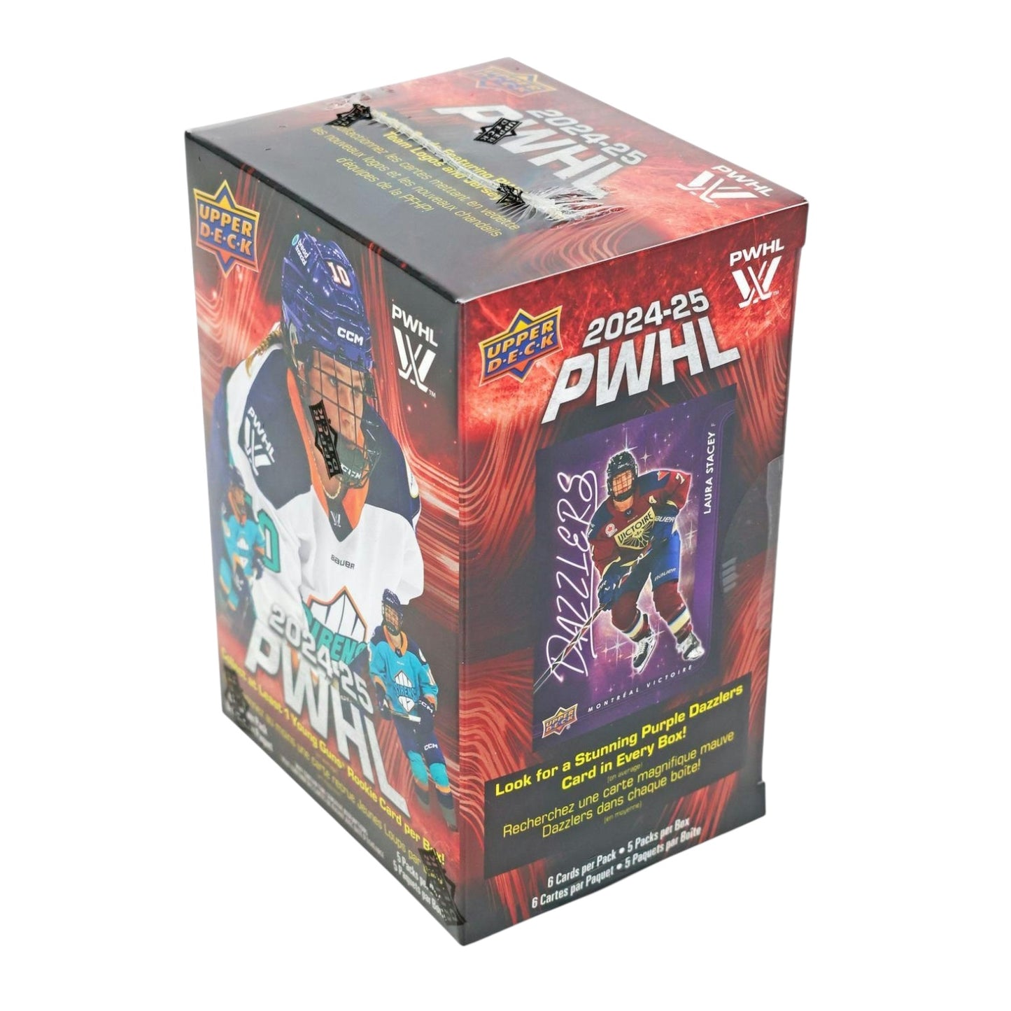 2025 Upper Deck PWHL Hockey 5-Pack Blaster Box