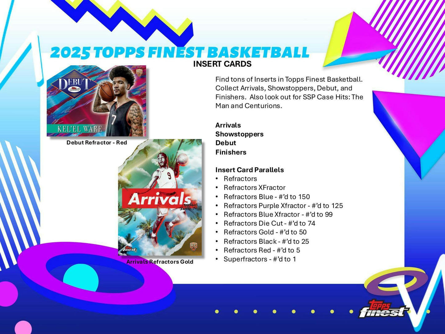 2024-25 Topps Finest Basketball Hobby Box (8/14)