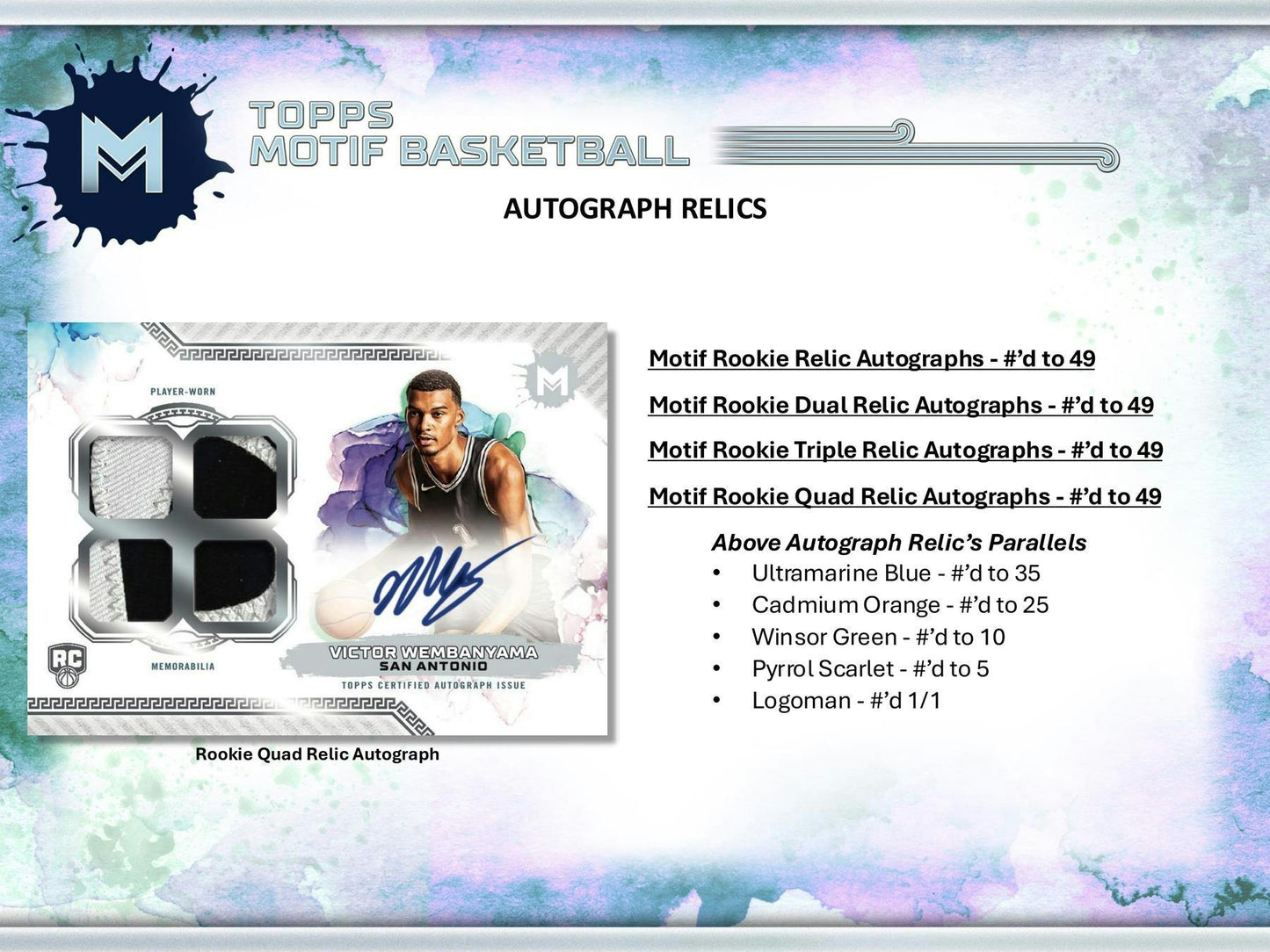 2023-24 Topps Motif Basketball Hobby Box (4/25)