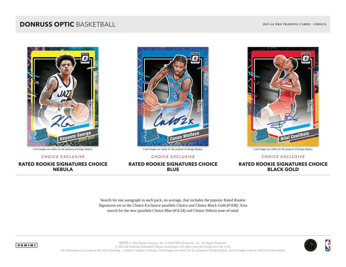 2023-24 Panini Donruss Optic Basketball Choice Box