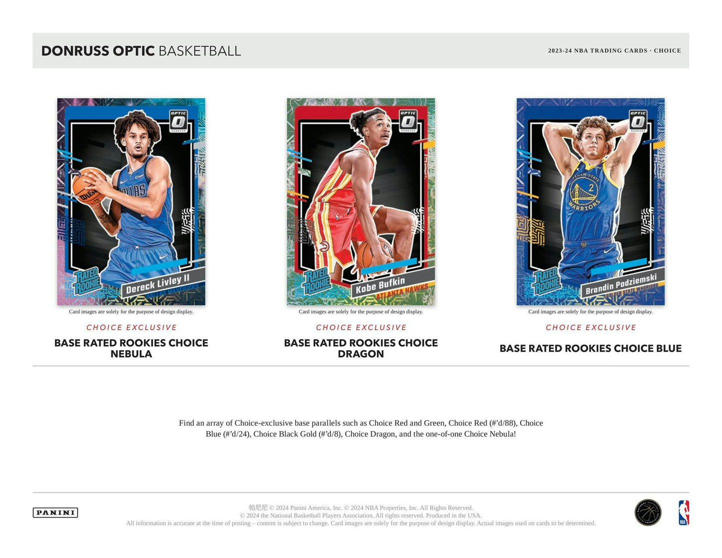 2023-24 Panini Donruss Optic Basketball Choice Box