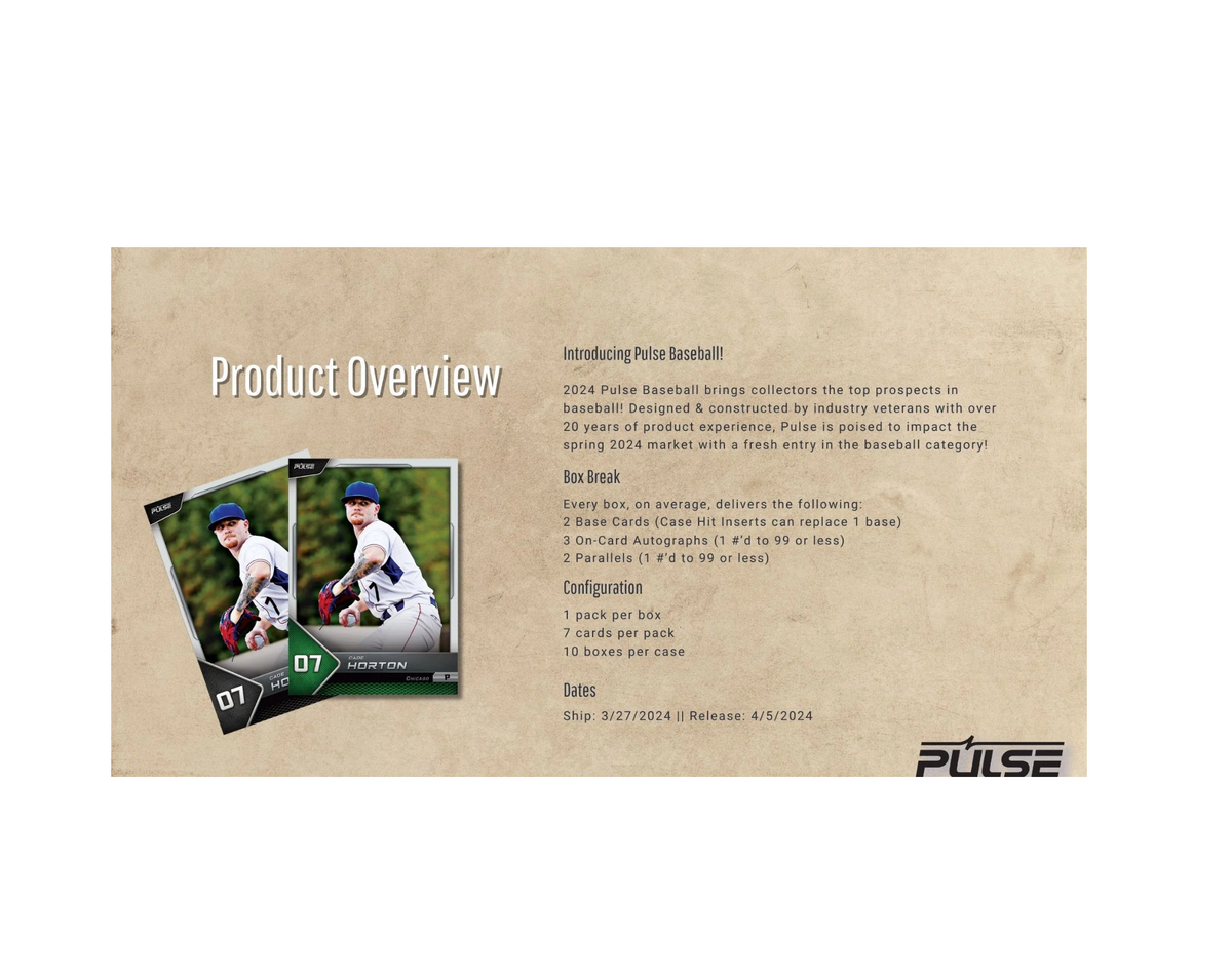 2024 Pulse Baseball Hobby Box