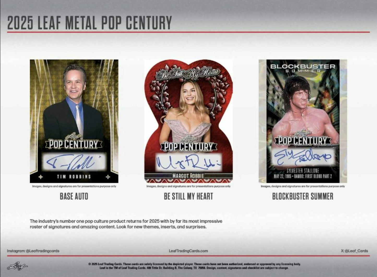 2025 Leaf Metal Pop Century Hobby Box (4/25)