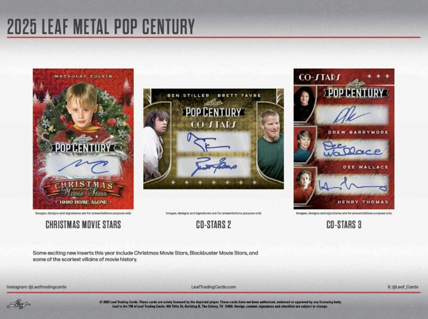 2025 Leaf Metal Pop Century Hobby Box (4/25)