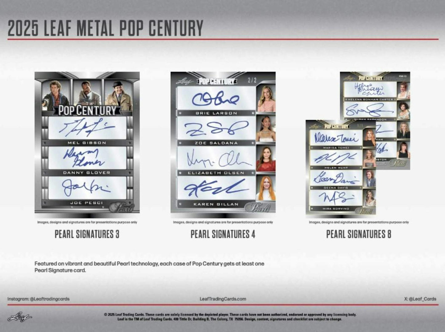 2025 Leaf Metal Pop Century Hobby Box (4/25)