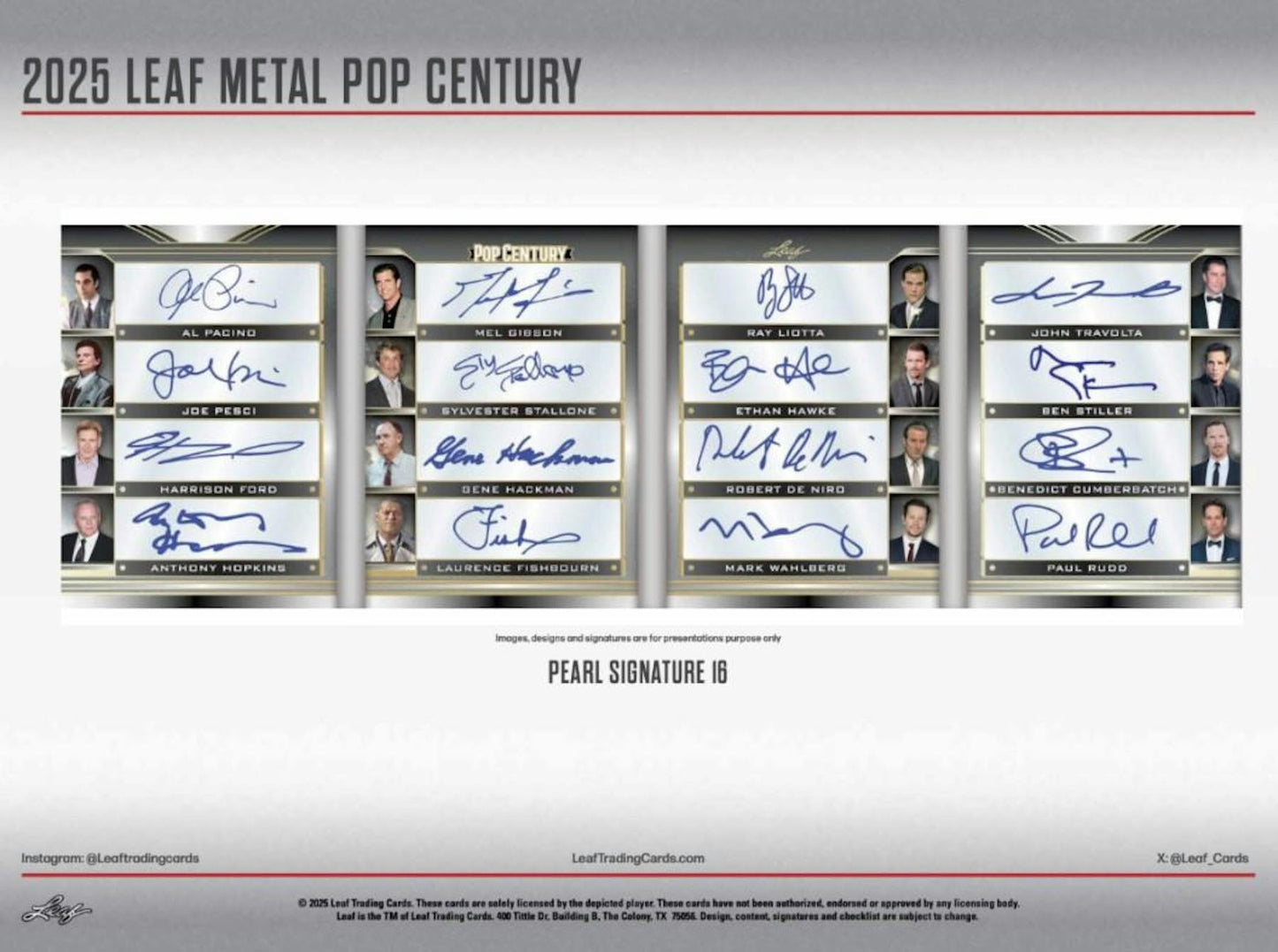 2025 Leaf Metal Pop Century Hobby Box (4/25)