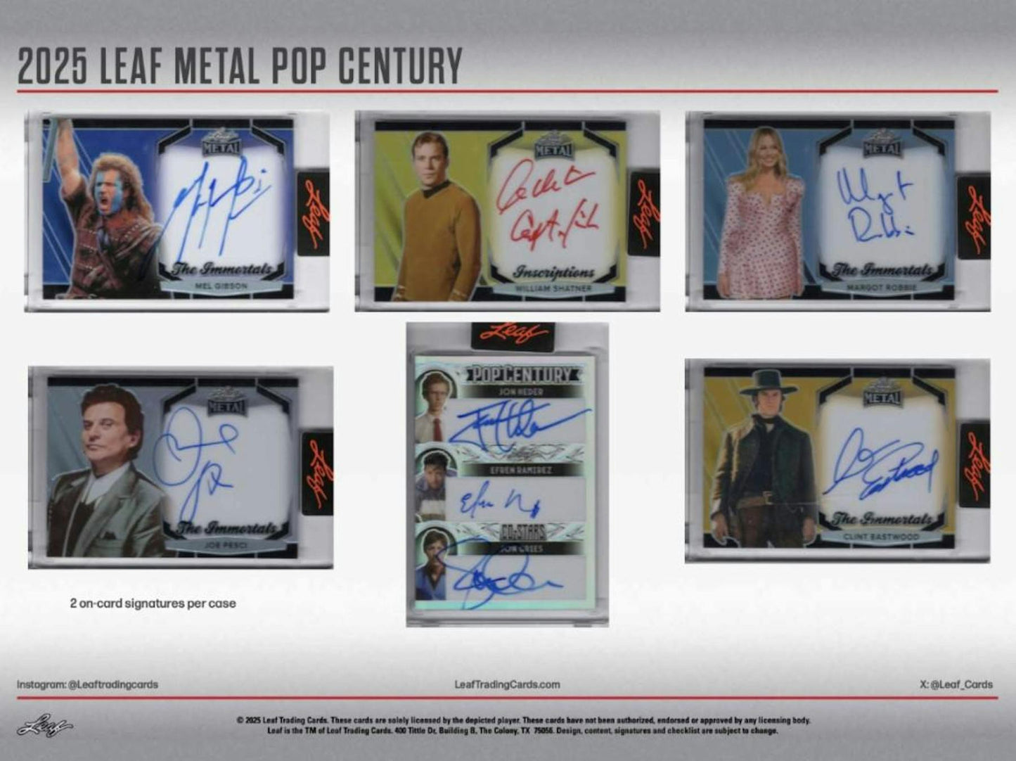 2025 Leaf Metal Pop Century Hobby Box (4/25)