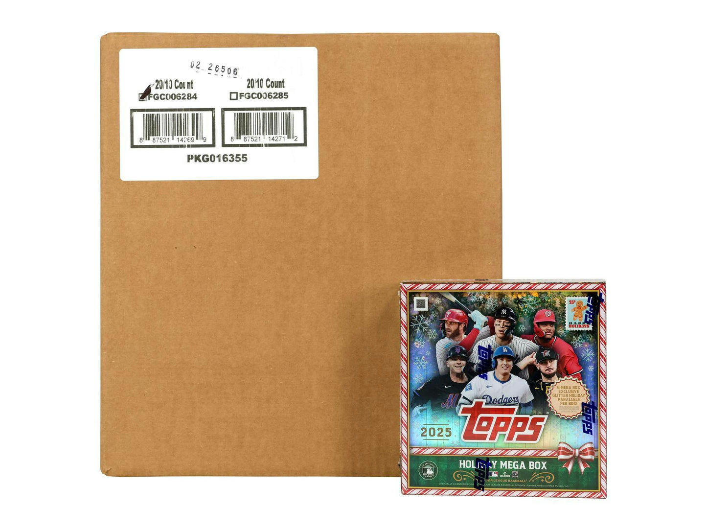 2025 Topps Holiday Baseball 20-Box Mega Box Case (10/22)