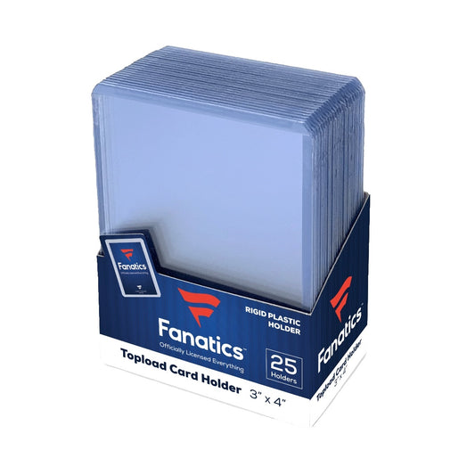 Fanatics Standard 3x4 Card Top Loaders (35pt), 25ct Pack