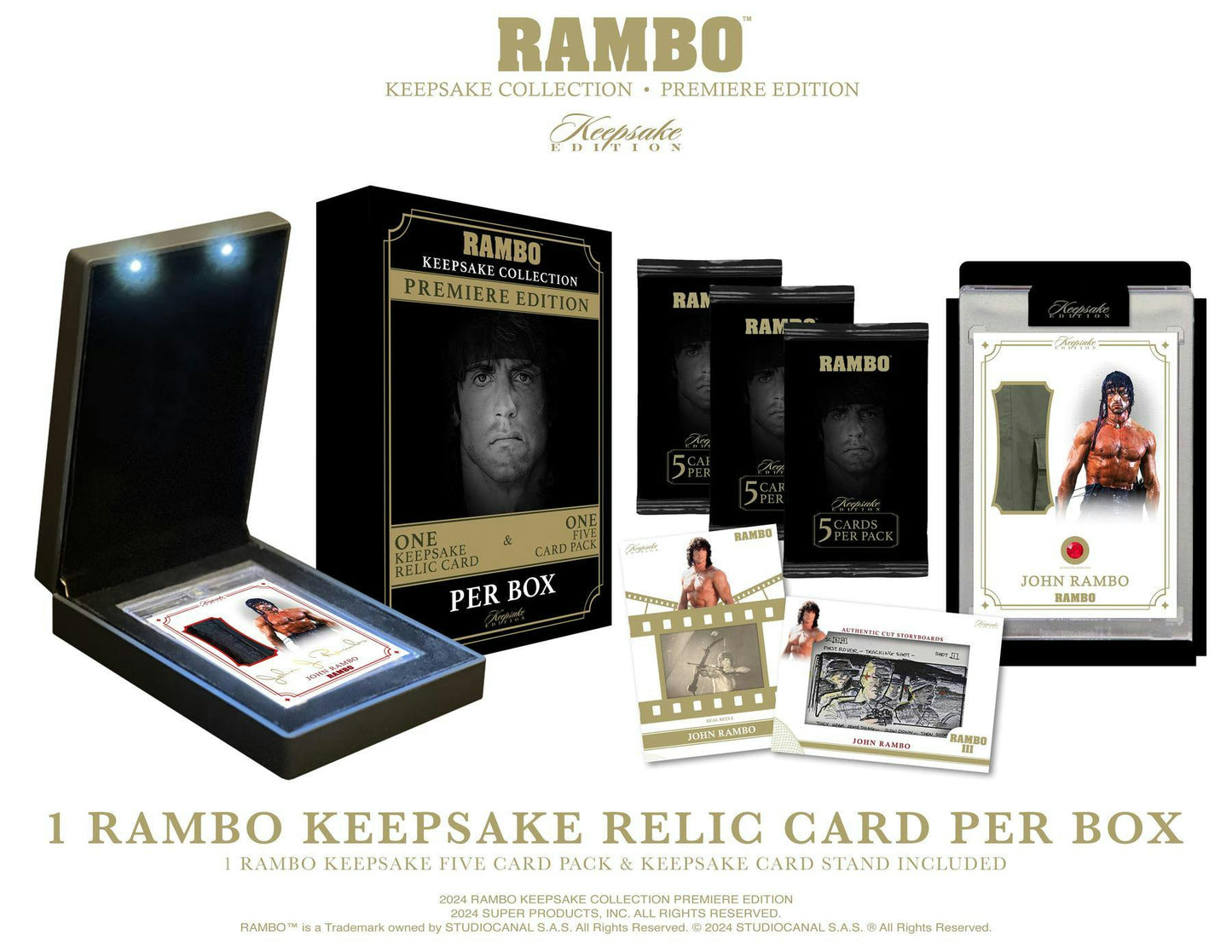 2024 Keepsake Rambo Collection Premiere Edition 5-Box Case (6/24)