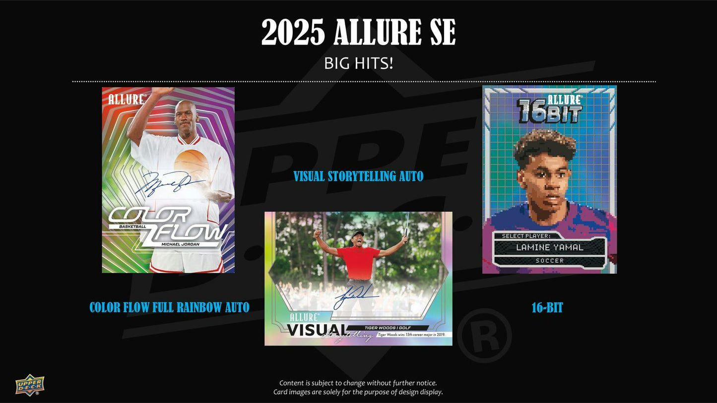 2025 Upper Deck Allure SE Hobby Box (9/10)