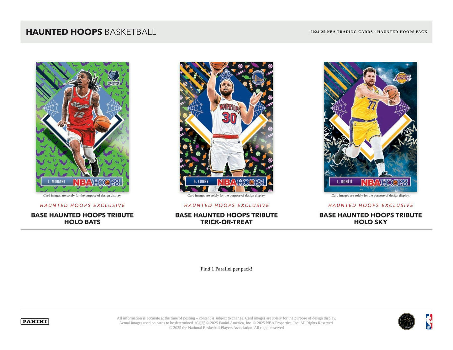 2024-25 Panini Haunted Hoops Halloween Basketball Retail Box