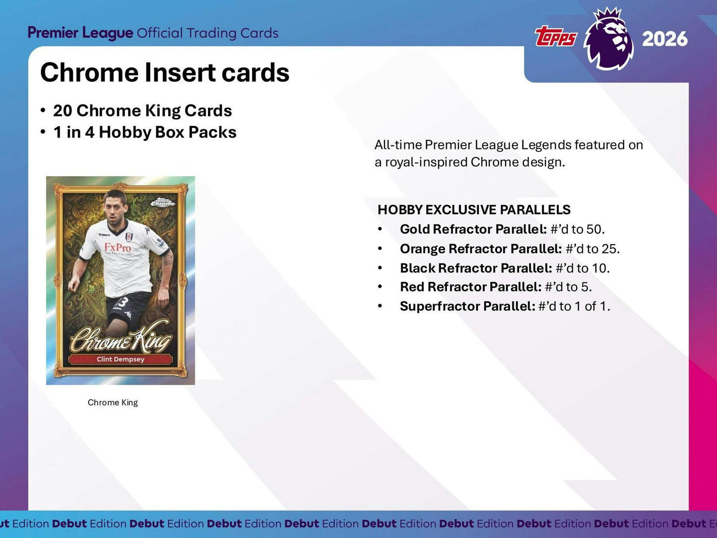2025-26 Topps English Premier League Soccer Hobby Box (9/17)