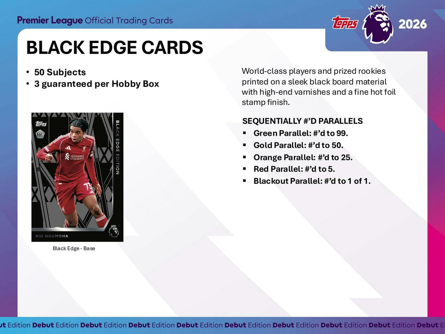 2025-26 Topps English Premier League Soccer Hobby Box (9/17)