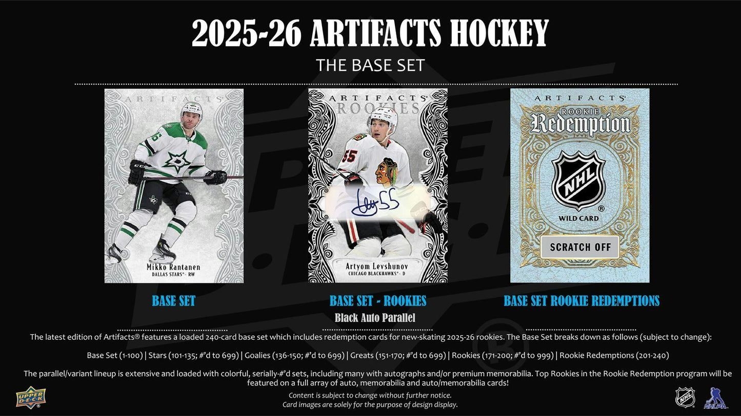 2025-26 Upper Deck Artifacts Hockey Hobby Box