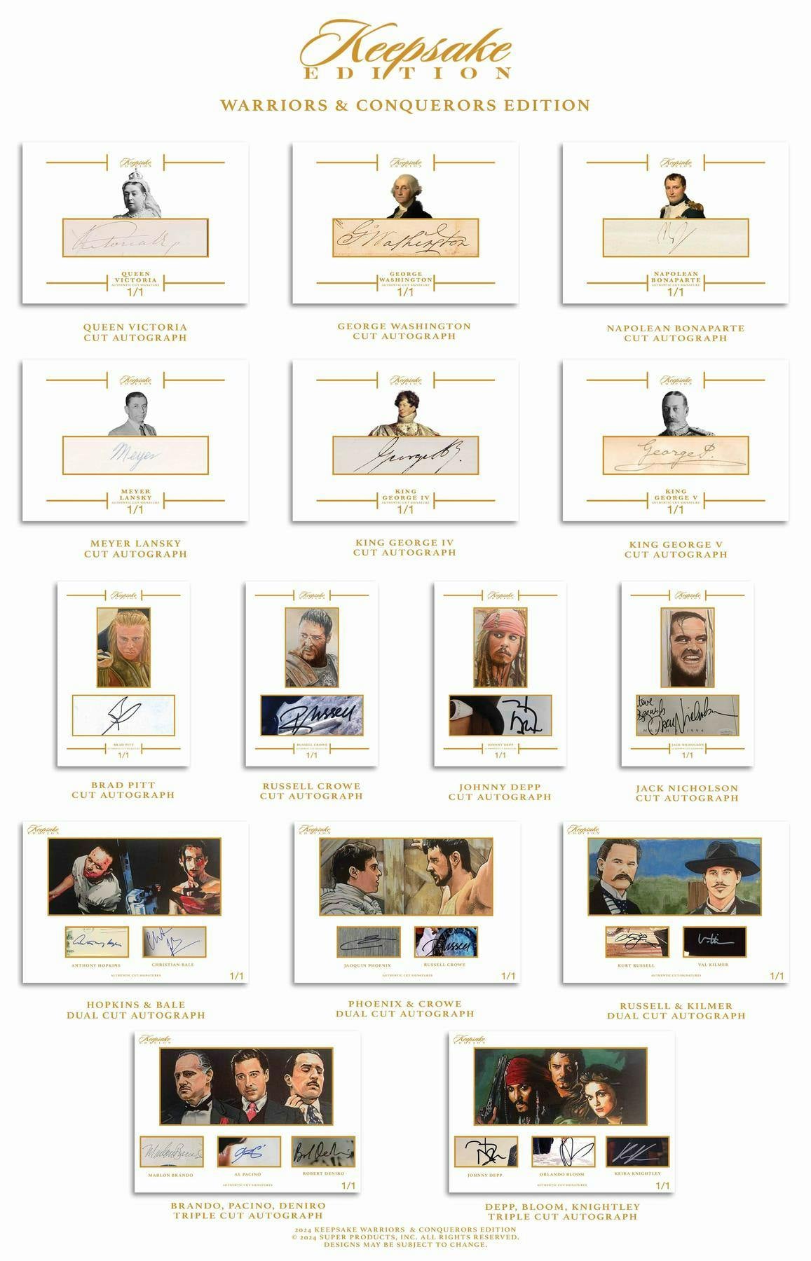 2024 Super Break Keepsake Warriors & Conquerors Edition Hobby Box