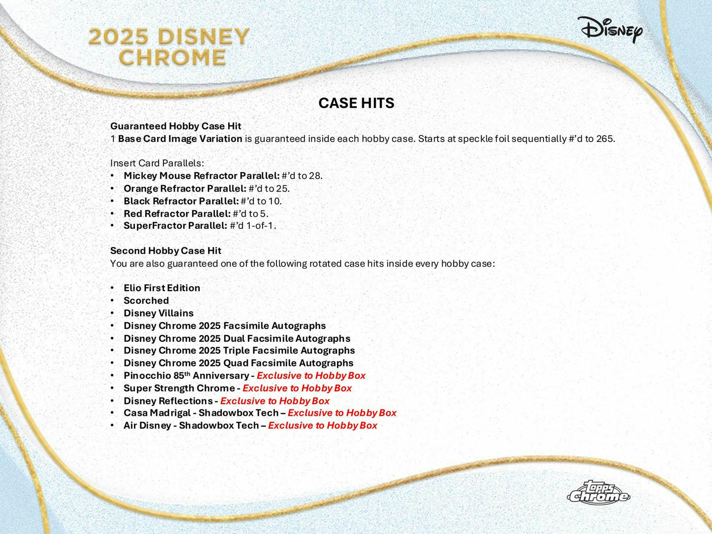 2025 Topps Disney Chrome Hobby Box