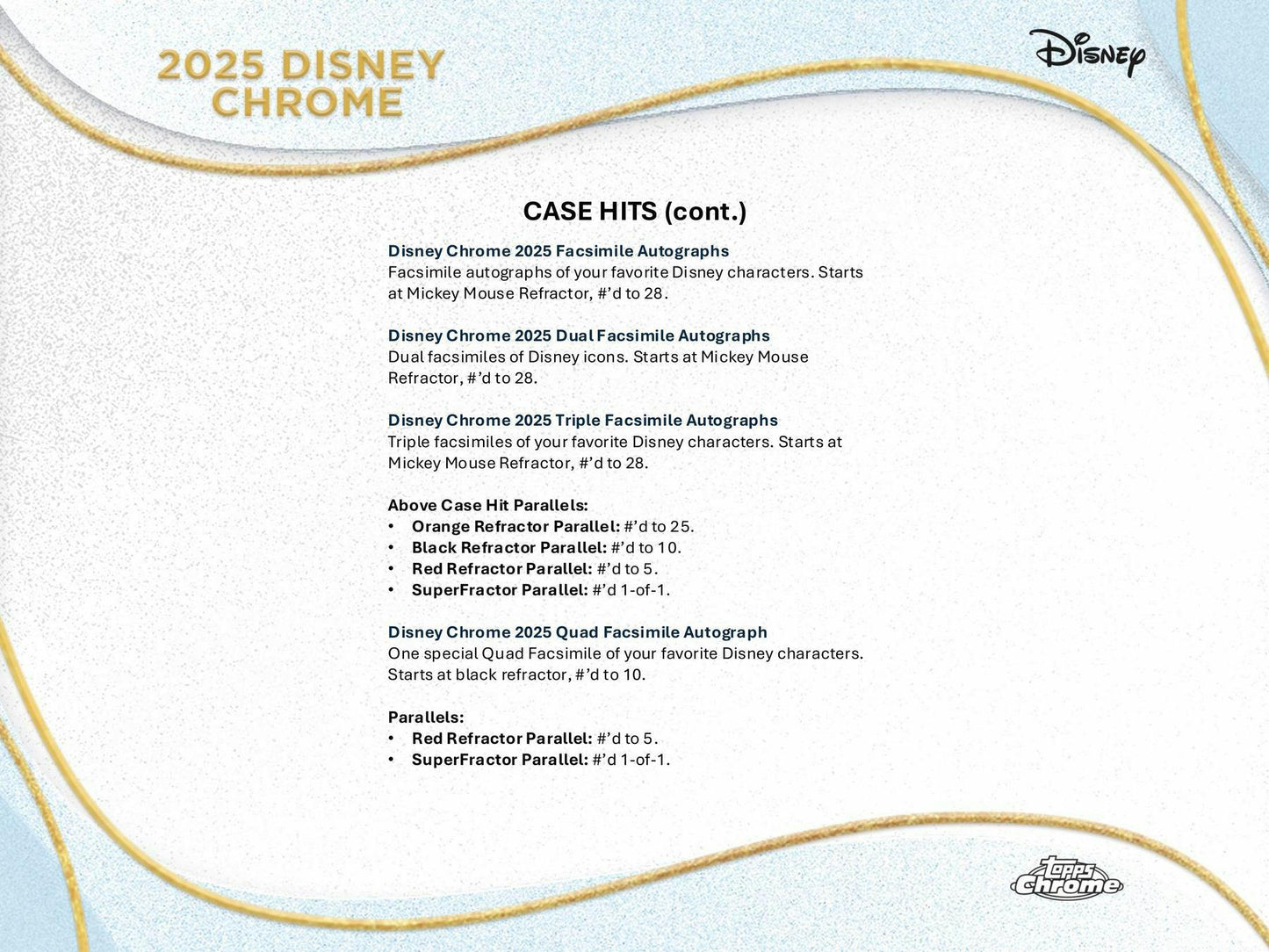 2025 Topps Disney Chrome Hobby Box