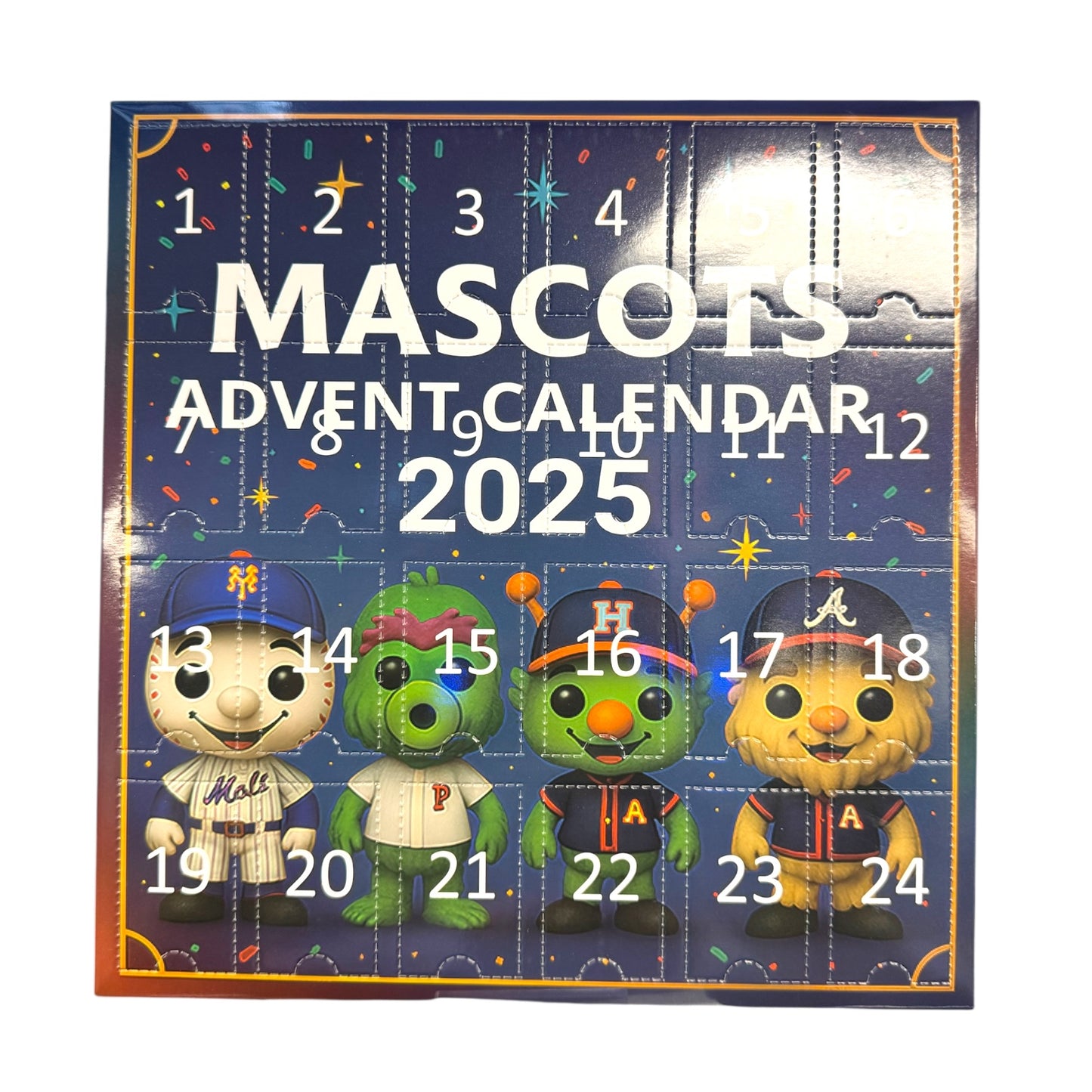 2D Baseball Advent Calendar 2025, Boys Advent Calendar Sports, Advents Calendar for Teen Boys, 24 Days Baseball Set for Baseballs Player Adult Men Teen Boys