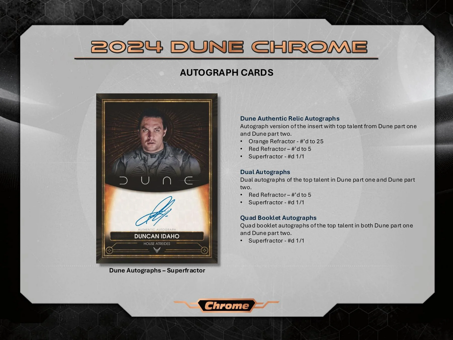 2024 Dune Chrome Hobby Box Case (10/10)