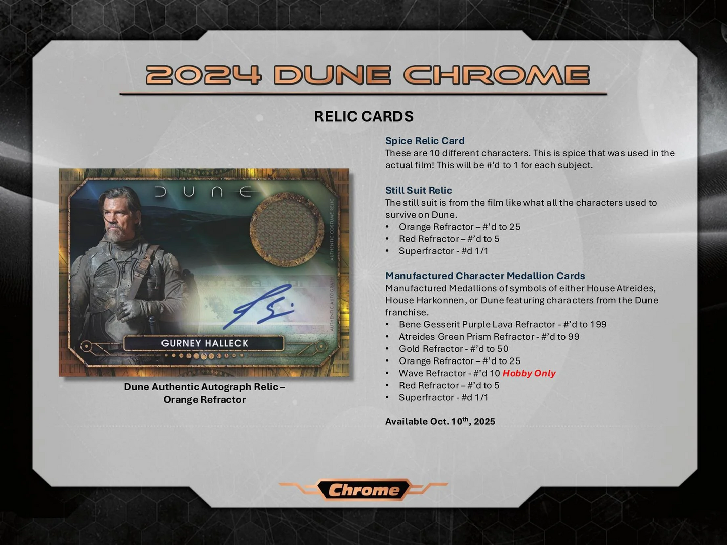 2024 Dune Chrome Hobby Box Case (10/10)