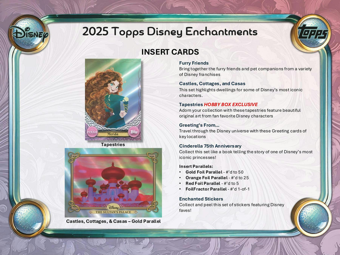 2025 Topps Disney Wonder Winter Mega 20-Box Case