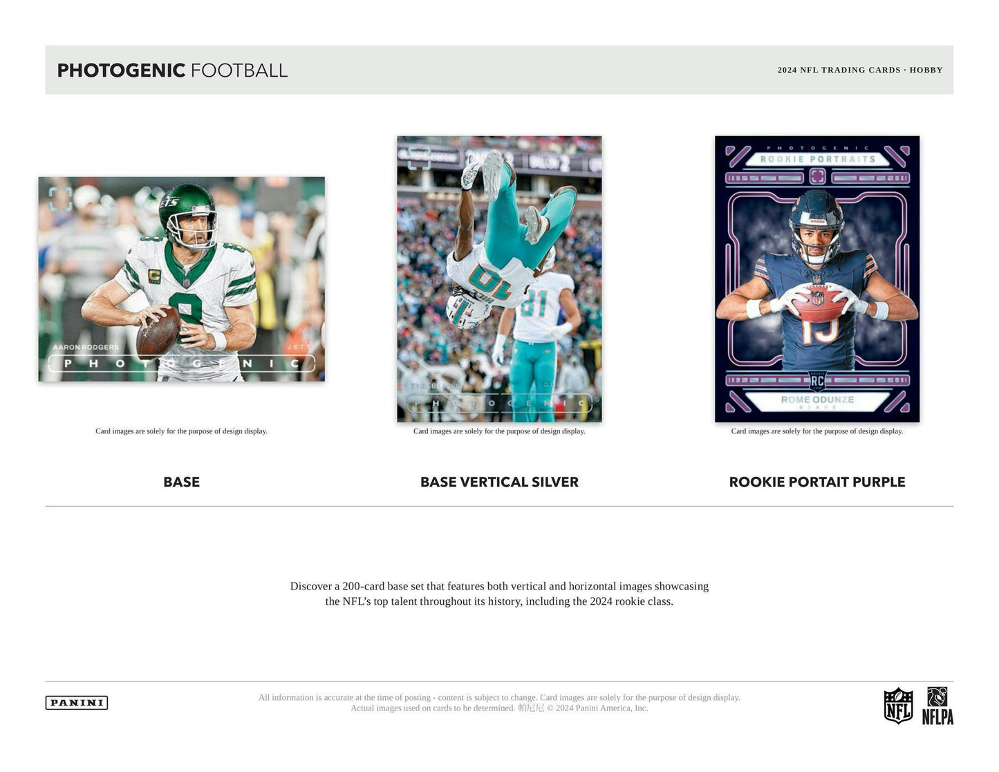 2024 Panini Photogenic Football Hobby Pack