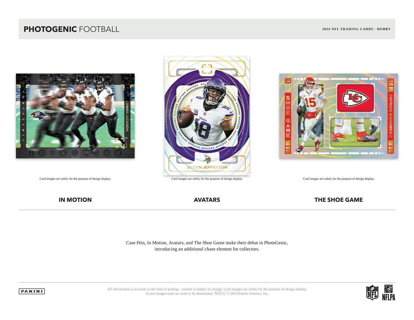 2024 Panini Photogenic Football Hobby Pack