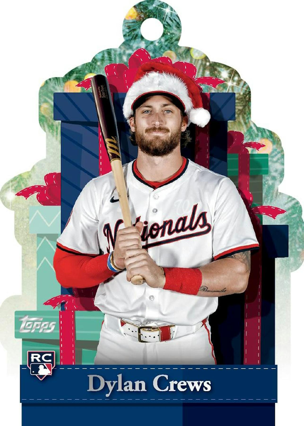 2025 Topps Holiday Baseball Tin 3-Count Box (10/22)