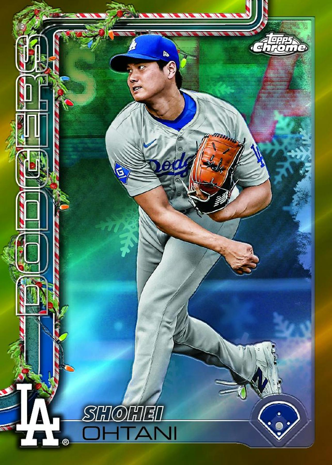 2025 Topps Holiday Baseball Tin 3-Count Box (10/22)