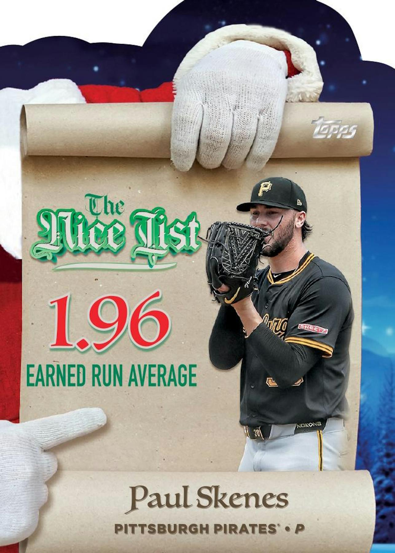 2025 Topps Holiday Baseball Tin 3-Count Box (10/22)