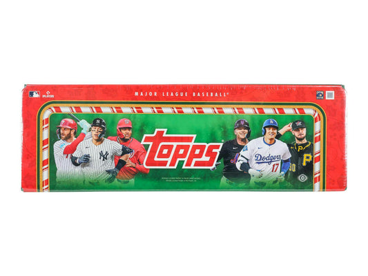 2025 Topps Holiday Baseball Tin 3-Count Box (10/22)