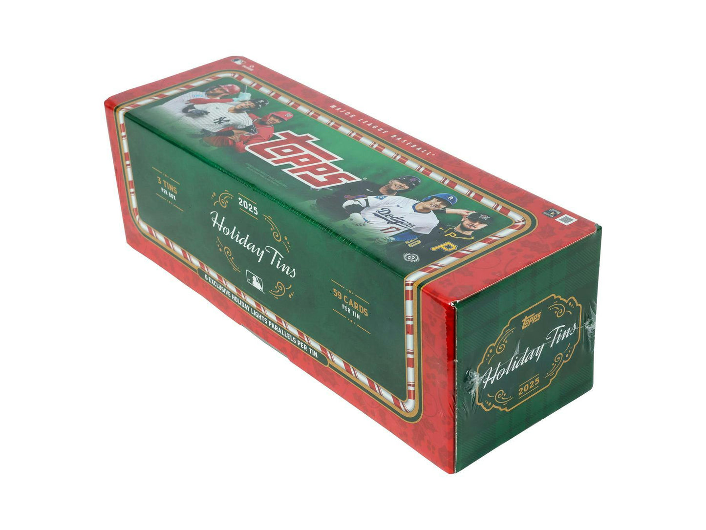 2025 Topps Holiday Baseball Tin 3-Count Box (10/22)