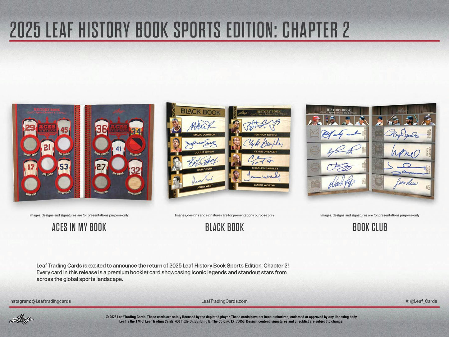 2025 Leaf History Book Sports Edition: Chapter 2 Hobby Box