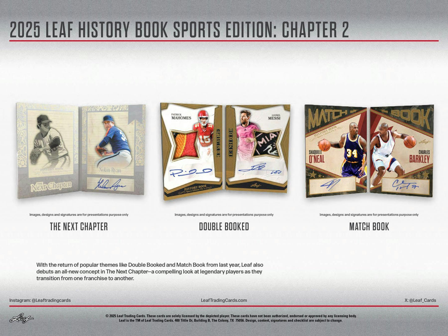 2025 Leaf History Book Sports Edition: Chapter 2 Hobby Box
