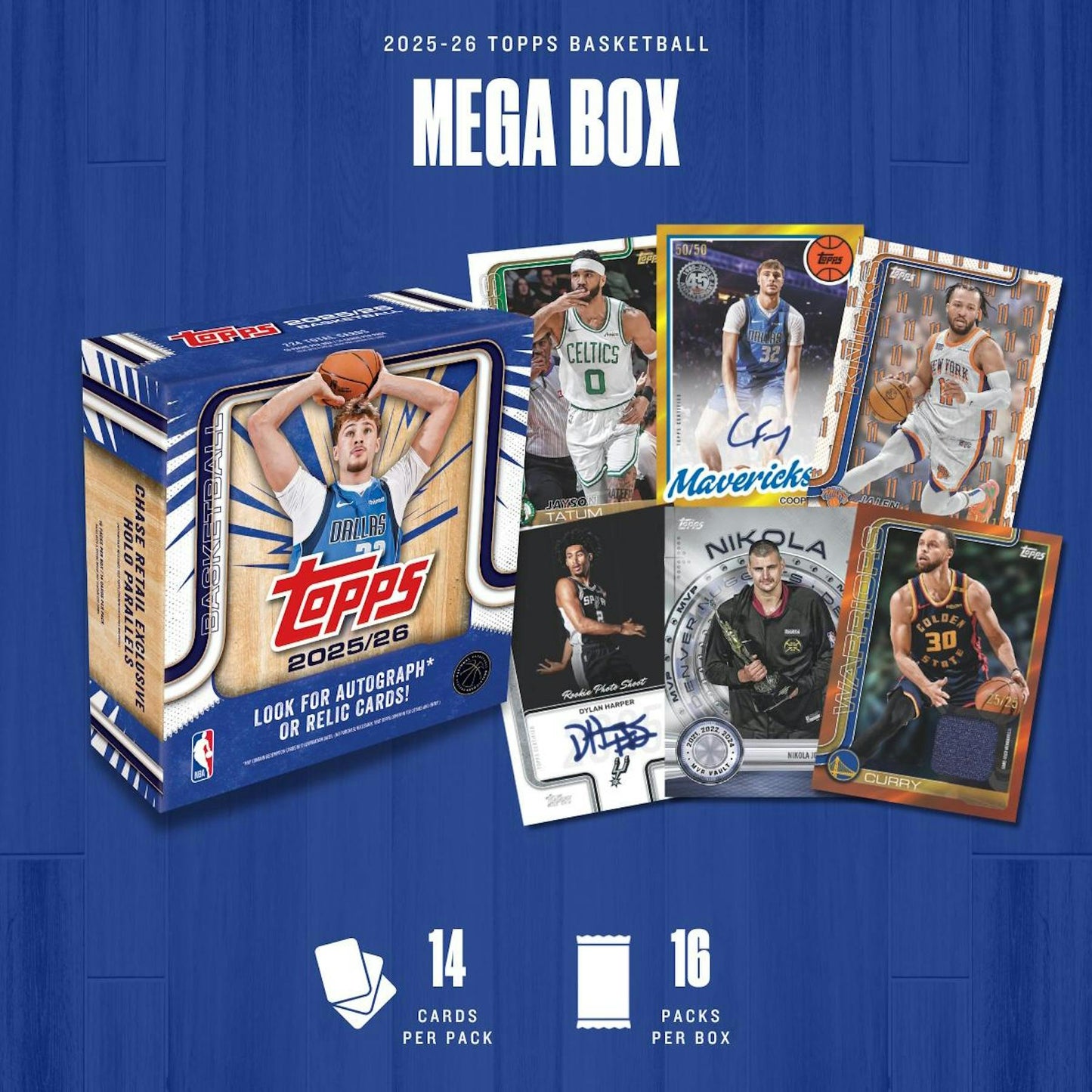 2025-26 Topps Basketball Mega Box (Presell 11/6)