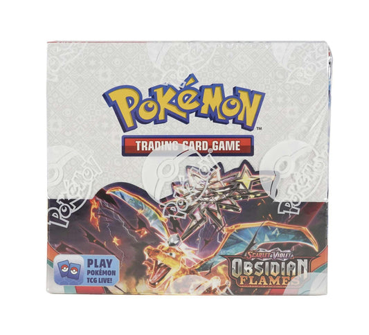 Pokémon Escarlata y Violeta: Caja de refuerzo de llamas de obsidiana