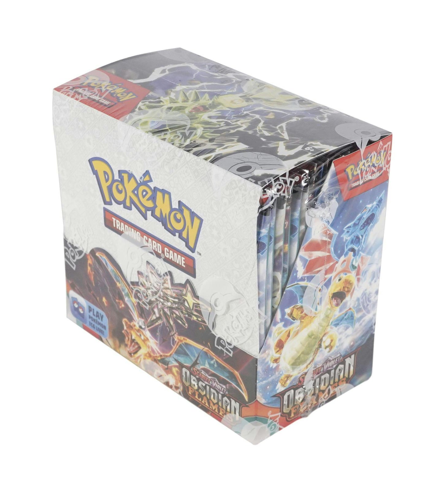 Pokémon Escarlata y Violeta: Caja de refuerzo de llamas de obsidiana