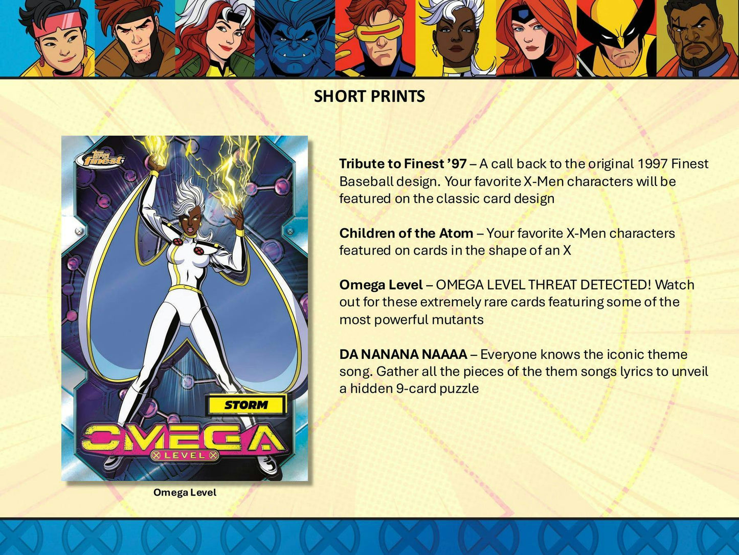 2025 Topps Finest X-Men '97 Hobby Pack