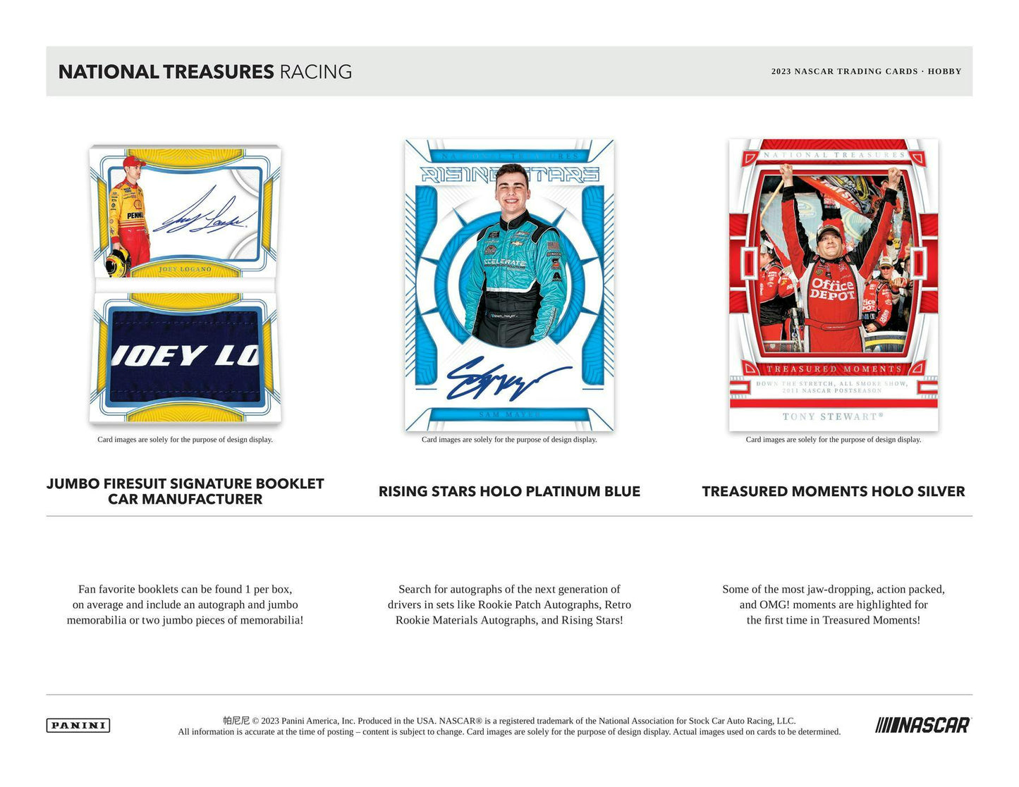 2023 Panini National Treasures NASCAR Racing Hobby Box