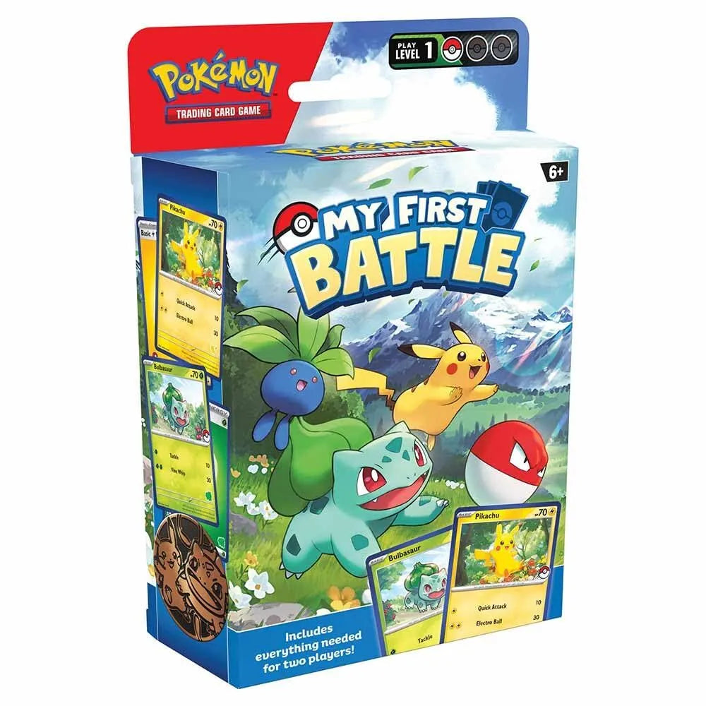 Pokémon TCG: My First Battle - Pikachu and Bulbasaur (2 Ready-to-Play Mini Decks & Accessories)