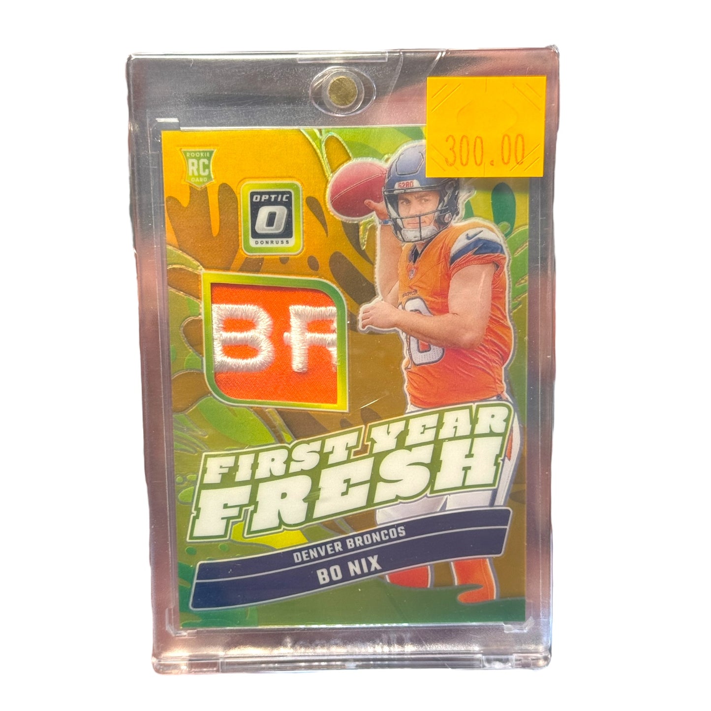 2024 Panini Optic First Year Fresh Bo Nix RPA /10 SSP