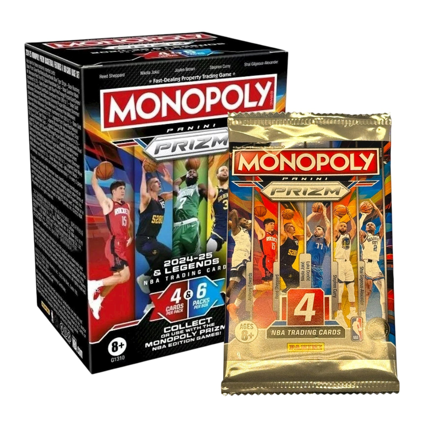 2024-25 Panini Prizm Monopoly Basketball Blaster Pack (Millionaire Black Inserts!)
